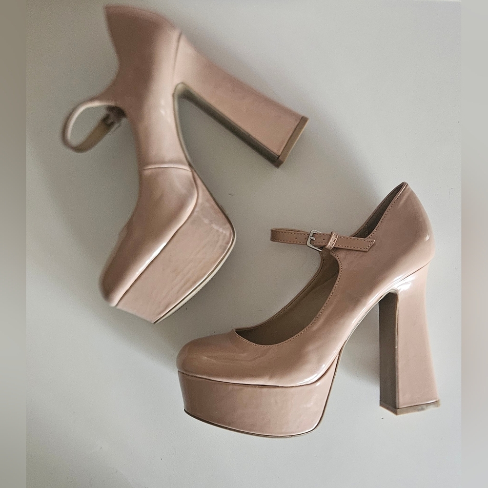 Wild Dive Louge Chunky Heel Platforms